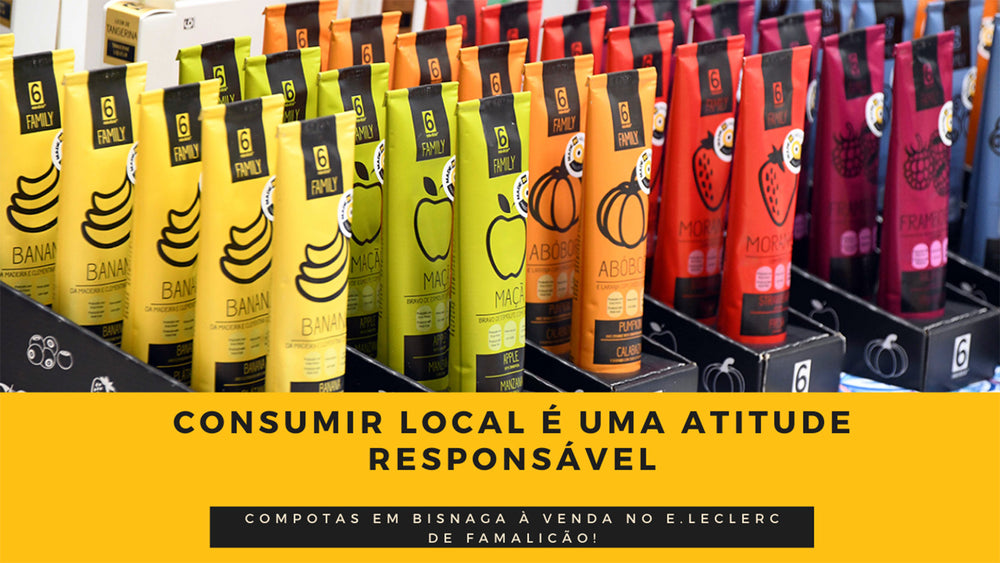 Compotas em bisnaga à venda no E.Leclerc de Famalicão