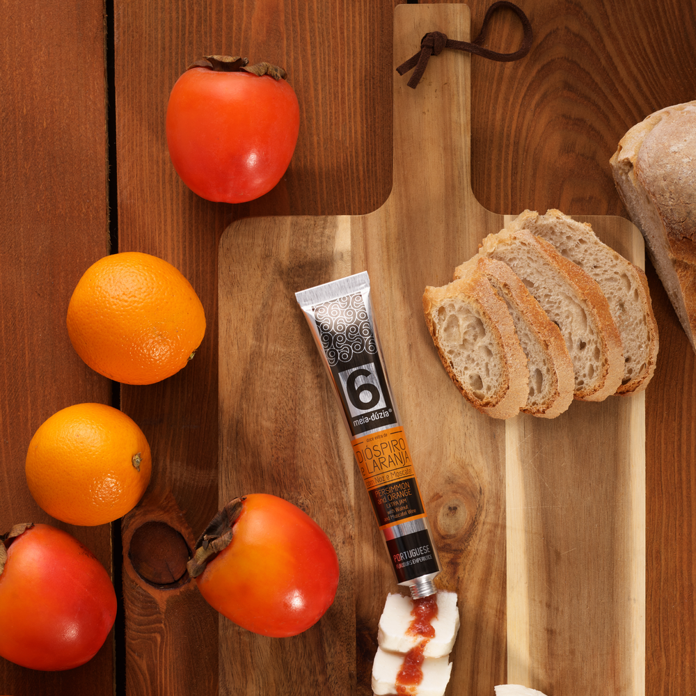 
                  
                    Persimmon and Orange Extra Jam with Walnuts and Muscatel
                  
                