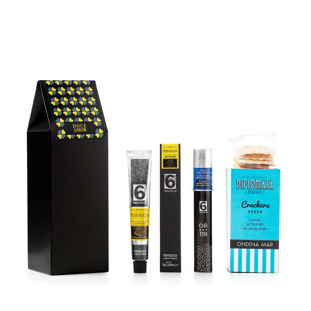 Box Experiência DOCE AMOR - Compota + Chá + Crackers