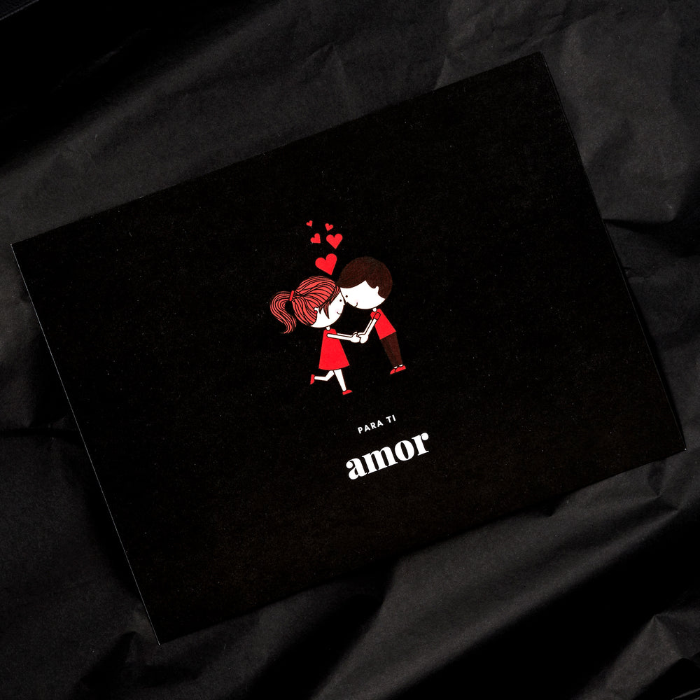 Box Experiência SWEET LOVE - Mel + Chá + Cracker - cartão para ti amor São Valentim | Box Doce Amor: Mel + Chá Aromático + Crackers