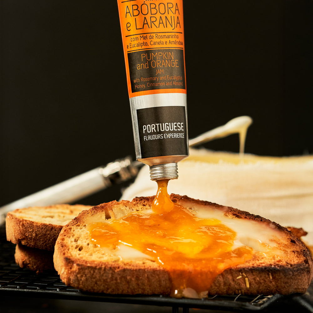 
                  
                    Pumpkin and Orange Jam with Rosemary and Eucalyptus Honey, Cinnamon and Almond
                  
                