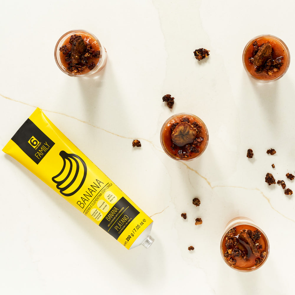 
                  
                    Banana from “Madeira” and Clementine Extra Jam with Cinnamon 
                  
                