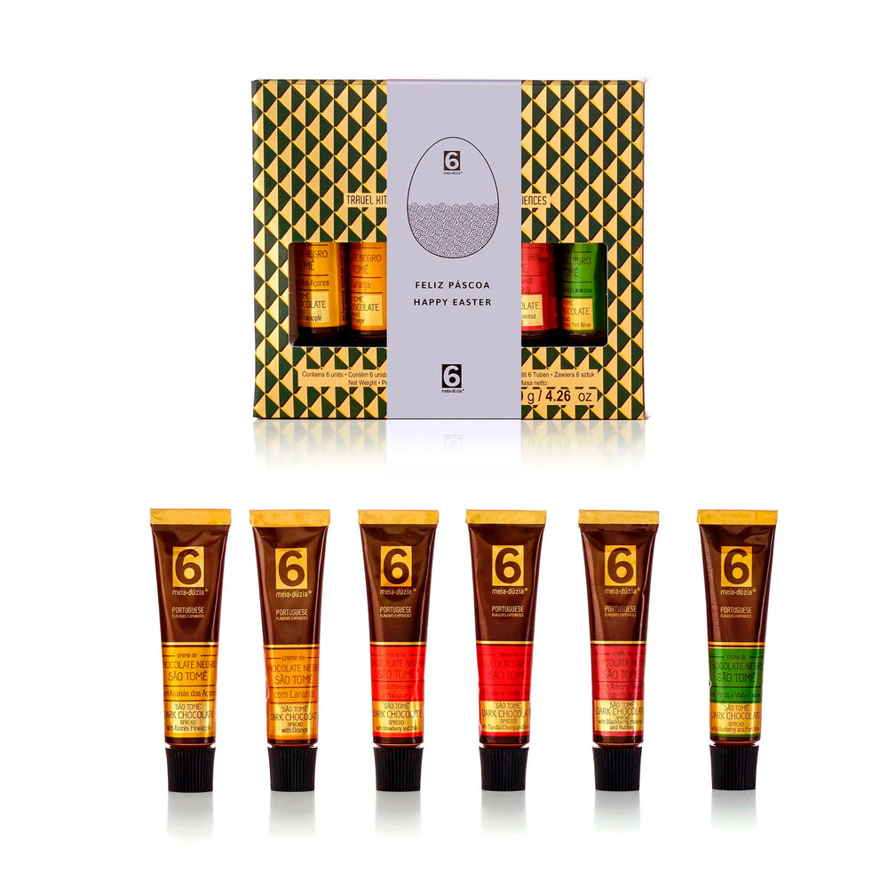 
                  
                    Kit 6 São Tomé Dark Chocolate with Portuguese Fruits - Easter Special
                  
                