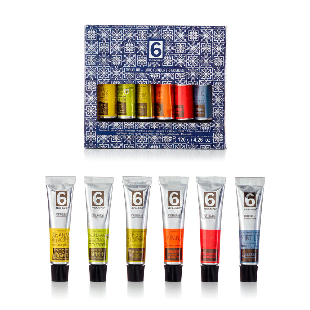 Travel Kit 6 Doces Artesanais - Azulejos Portugueses - Presente de Portugal