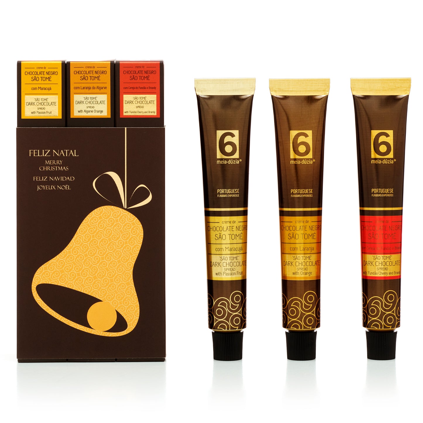 PACK 3 Chocolates Sino de Natal - Prenda de Natal meia.dúzia®