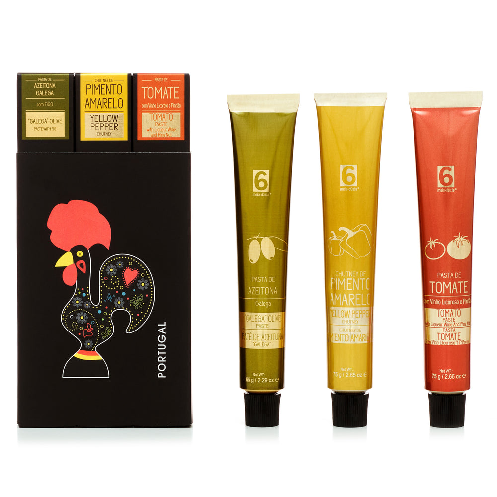 PACK 3 Sabores - Galo de Barcelos - Souvenir de Portugal meia.dúzia®