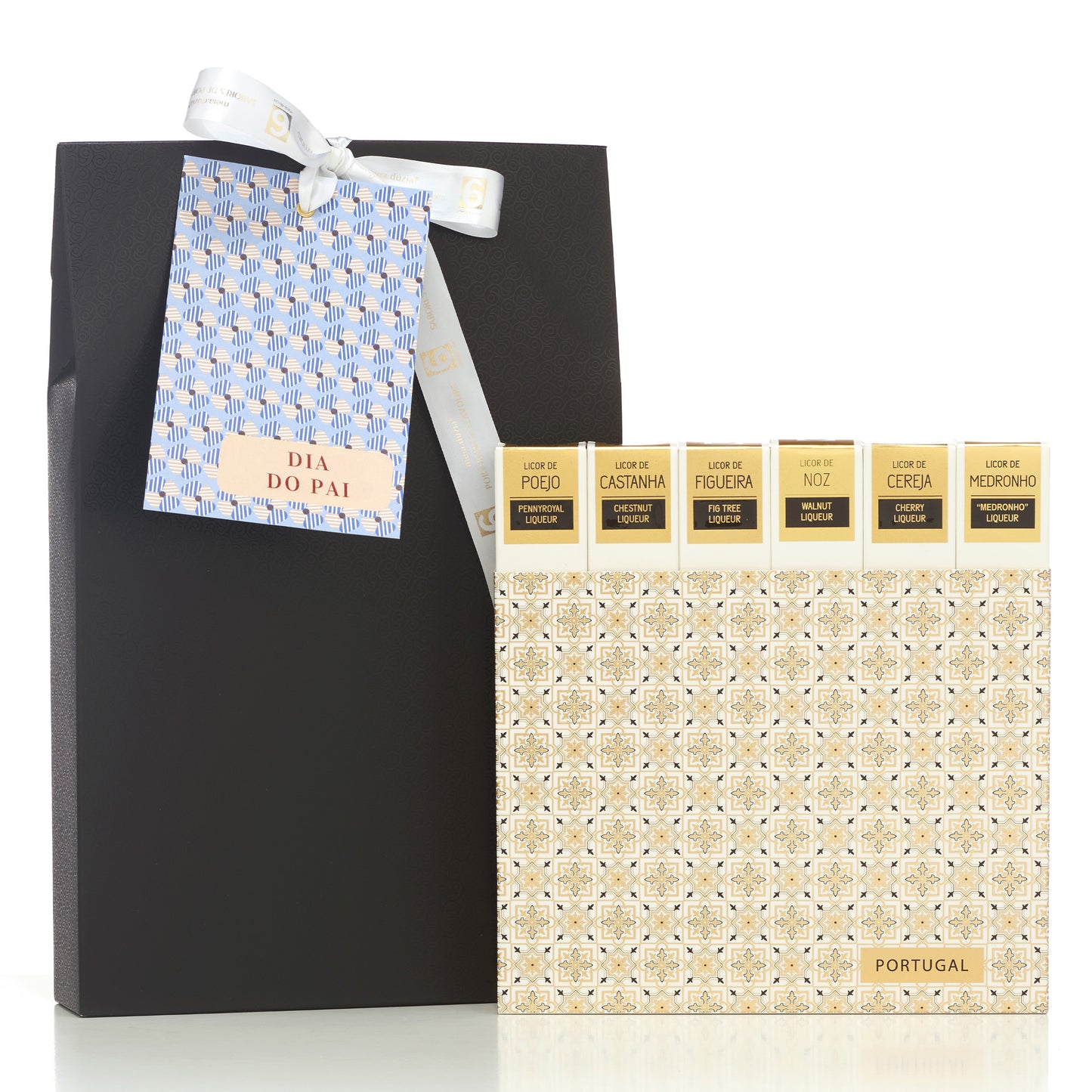 PACK6 Licores Artesanais | Prenda do Dia do Pai para Amantes de Cocktails, Experiências Gourmet 100% Portuguesas, meia.dúzia® Sabores de Portugal