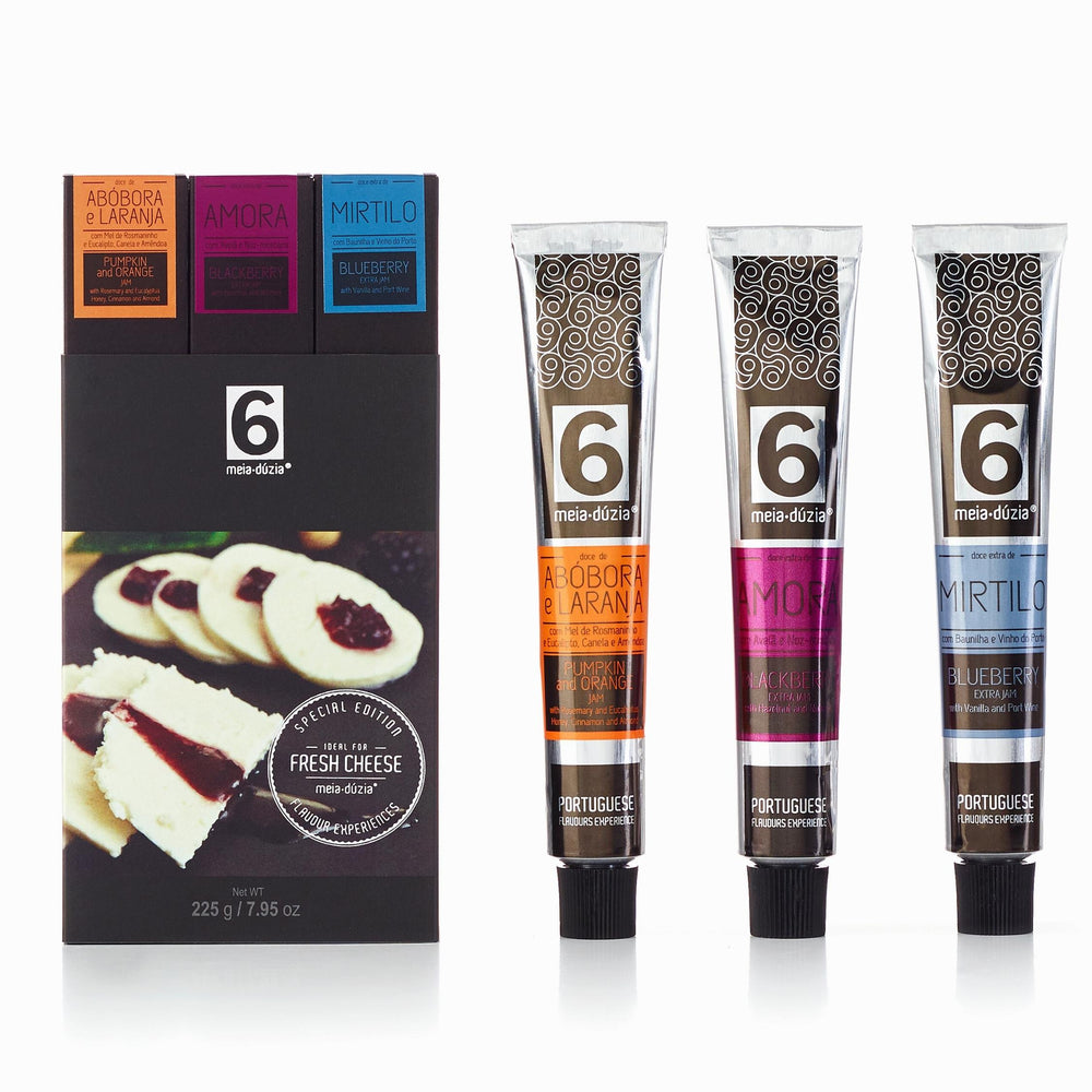
                  
                    Tábua + PACK 3   sabores Ideal para Queijos Frescos  - meia.dúzia, sabores de de Portugal
                  
                